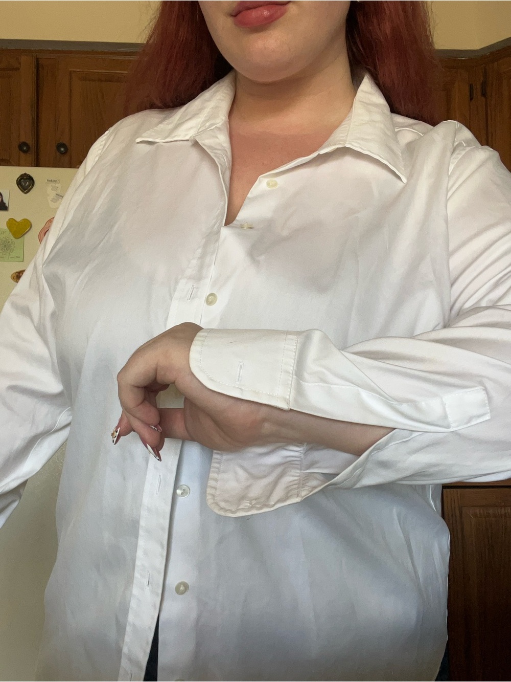 Classic White Button-Down Shirt - Picture 3 of 7